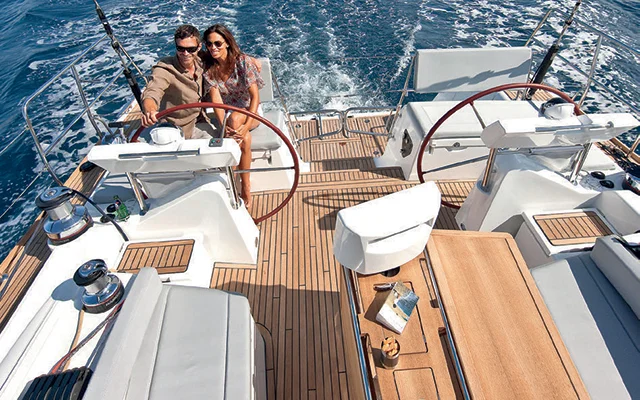 Beneteau Oceanis 58 review on deck credit Beneteau